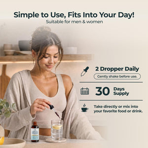 Lymphatic Drainage Drops, 26-in-1 Lymph System Support, Alcohol-Free, Vegan