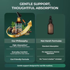 20-in-1 Wormwood Black Walnut Clove Cleanse Drops, Gut Cleanse & Detox